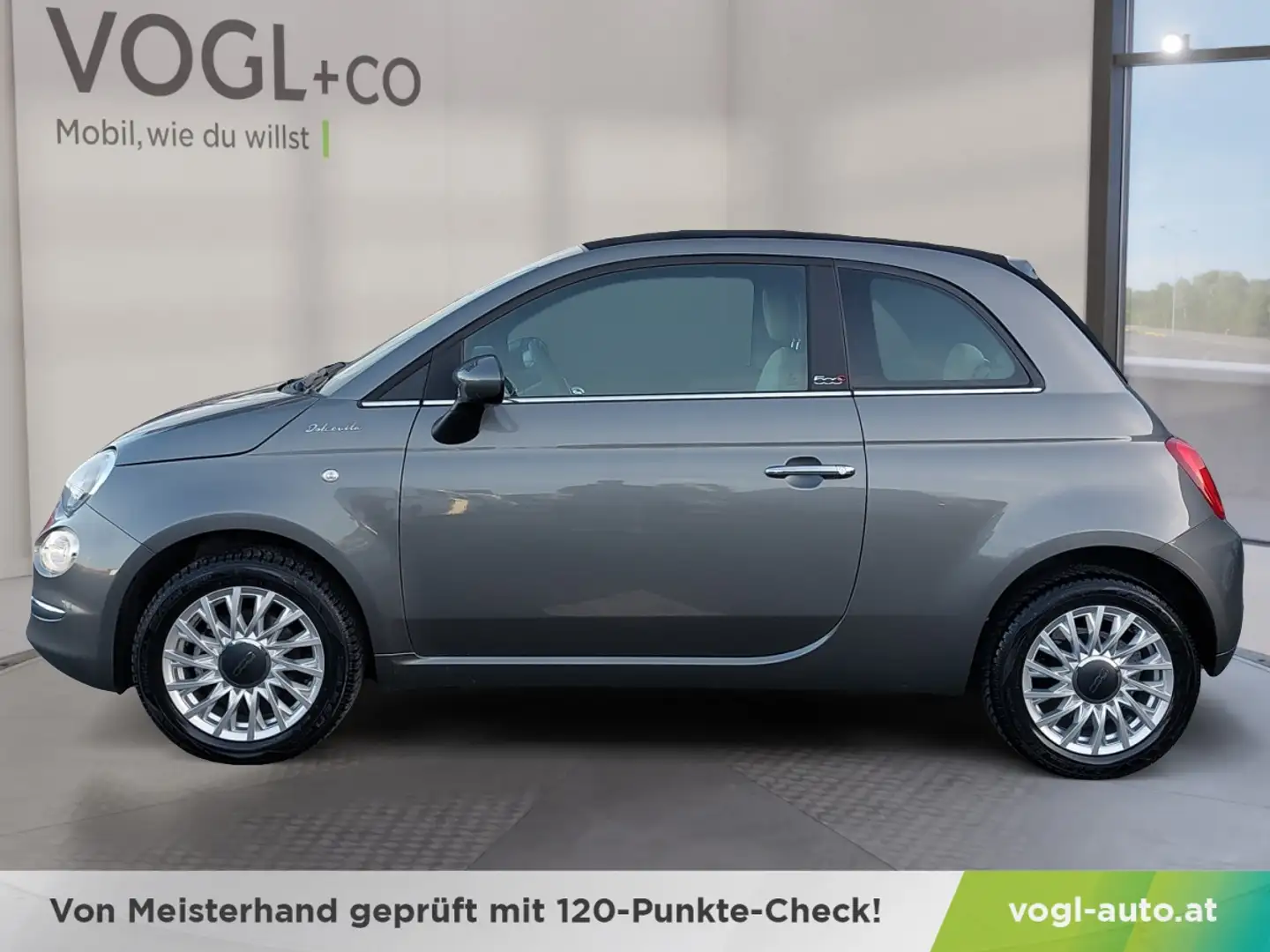 Fiat 500C FireFly Hybrid 70 Dolcevita Grau - 2