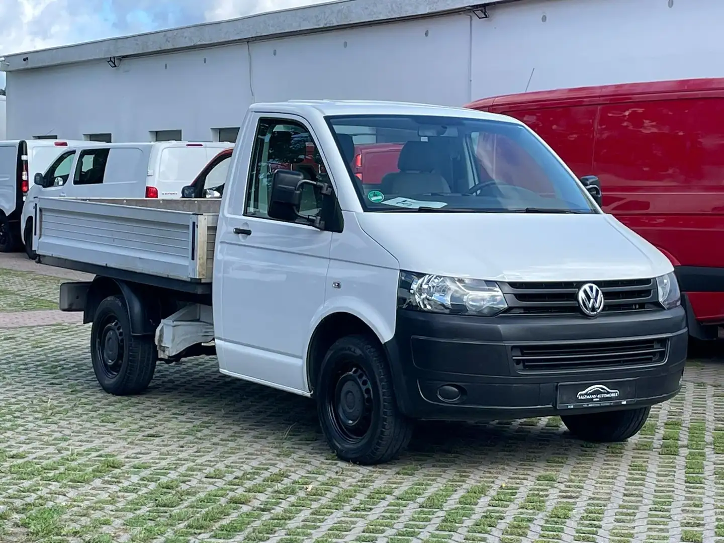 Volkswagen T5 2.0 TDI//Pritsche LANG//1.Hand//AHK 2,2t//TOP Weiß - 1