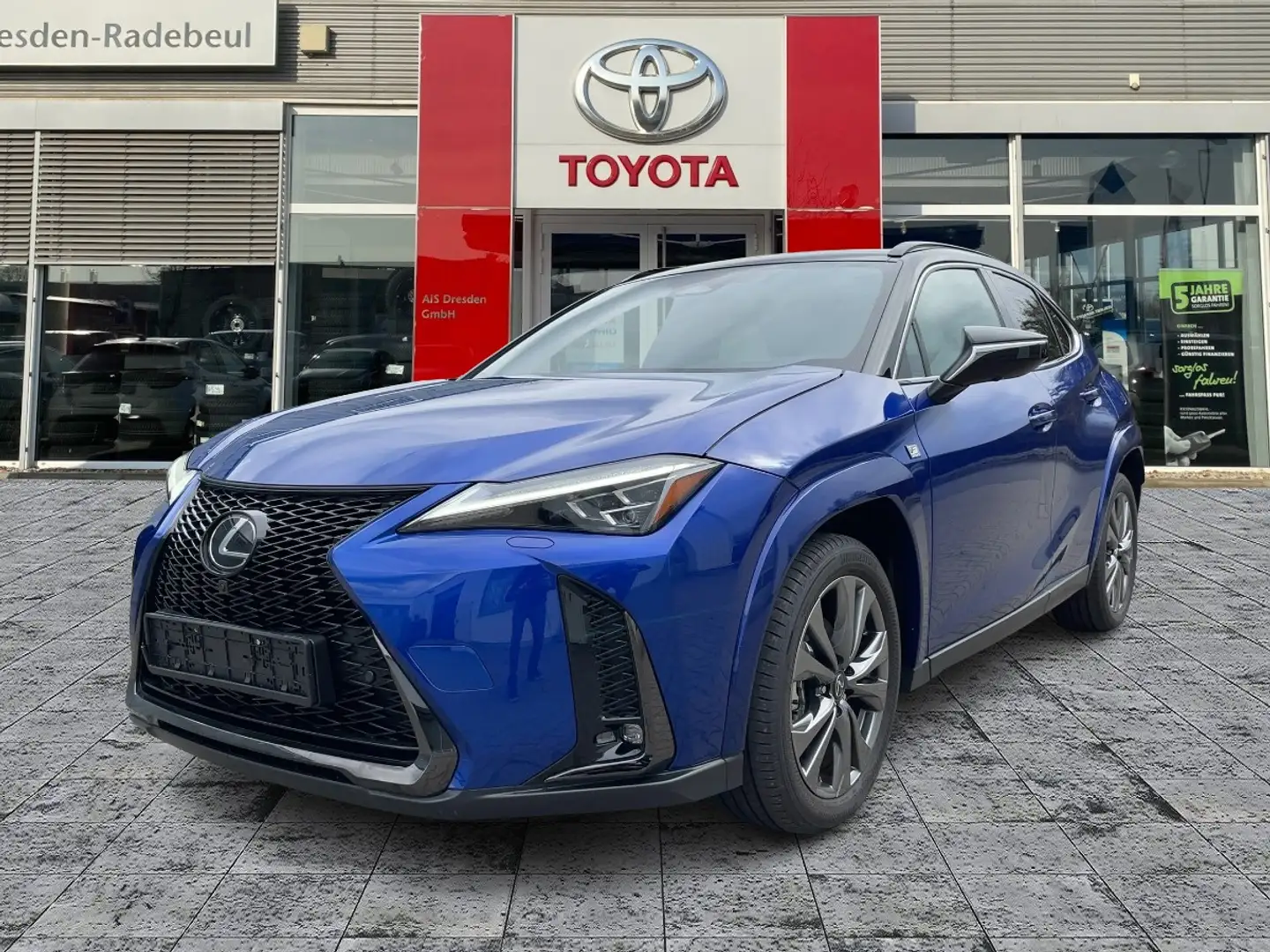 Lexus UX 300e UX 300h F Sport Efour HUD*Schiebedach**MarkLevi Blauw - 2