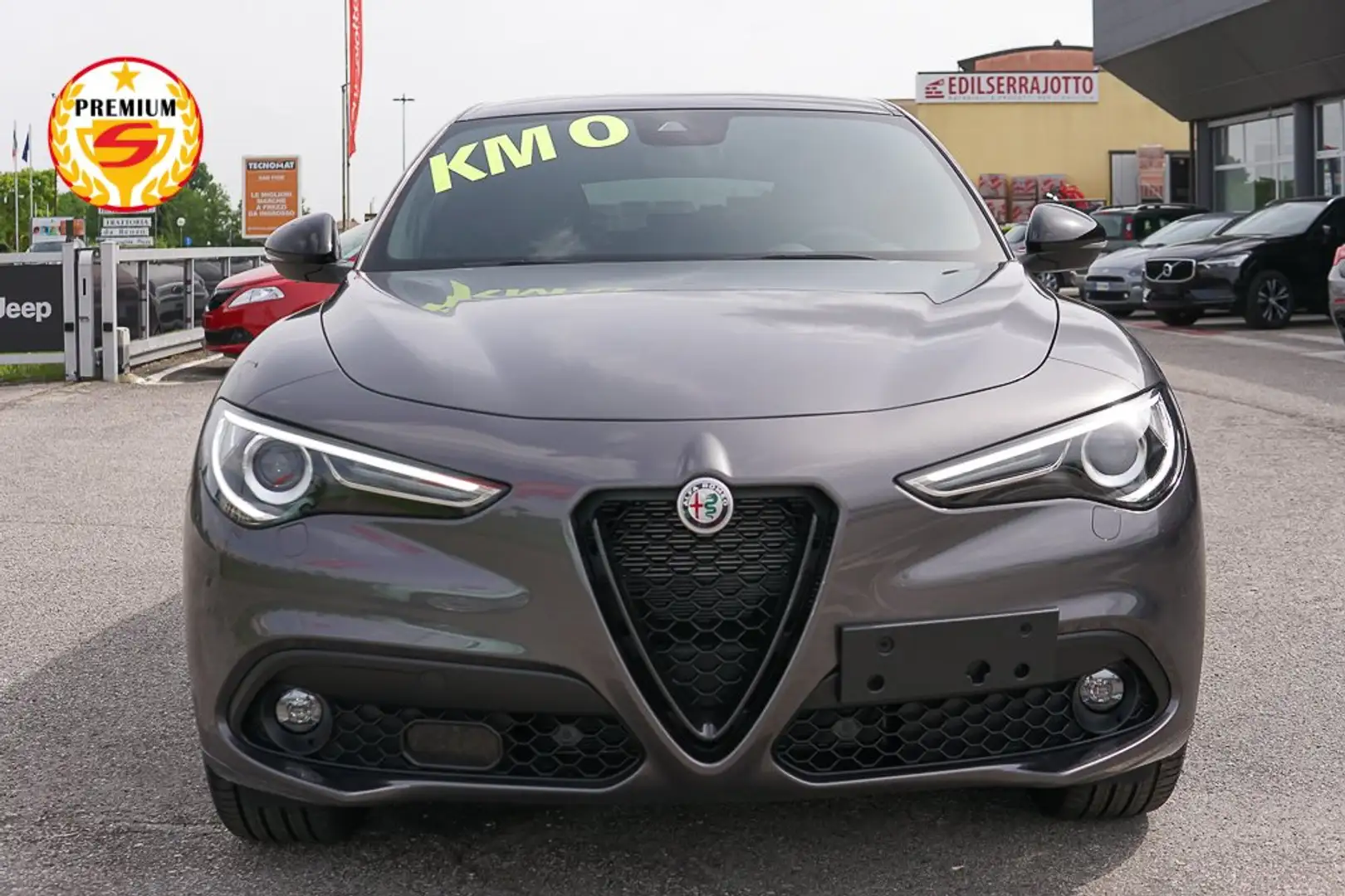 Alfa Romeo Stelvio 2.2 Veloce Q4 210cv KM 0-GARANZIA UFFICIALE ALFA Grigio - 2