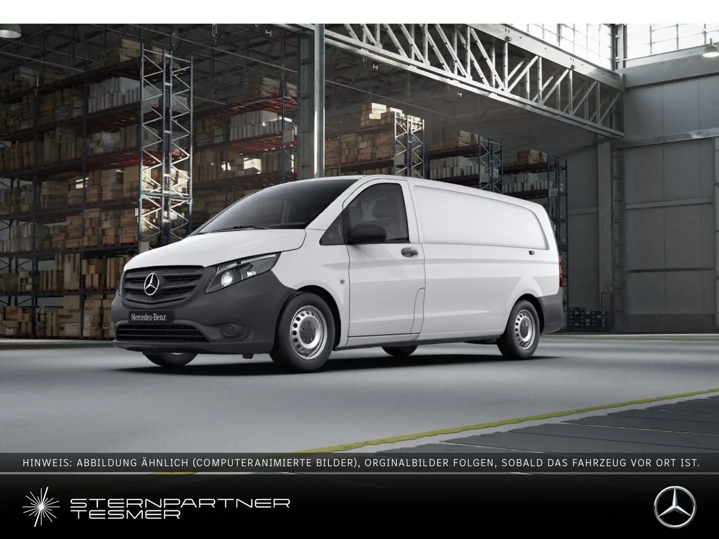 Mercedes-Benz Vito 116 CDI Kasten Extralang 9G+Klima+Kamera Weiß - 1