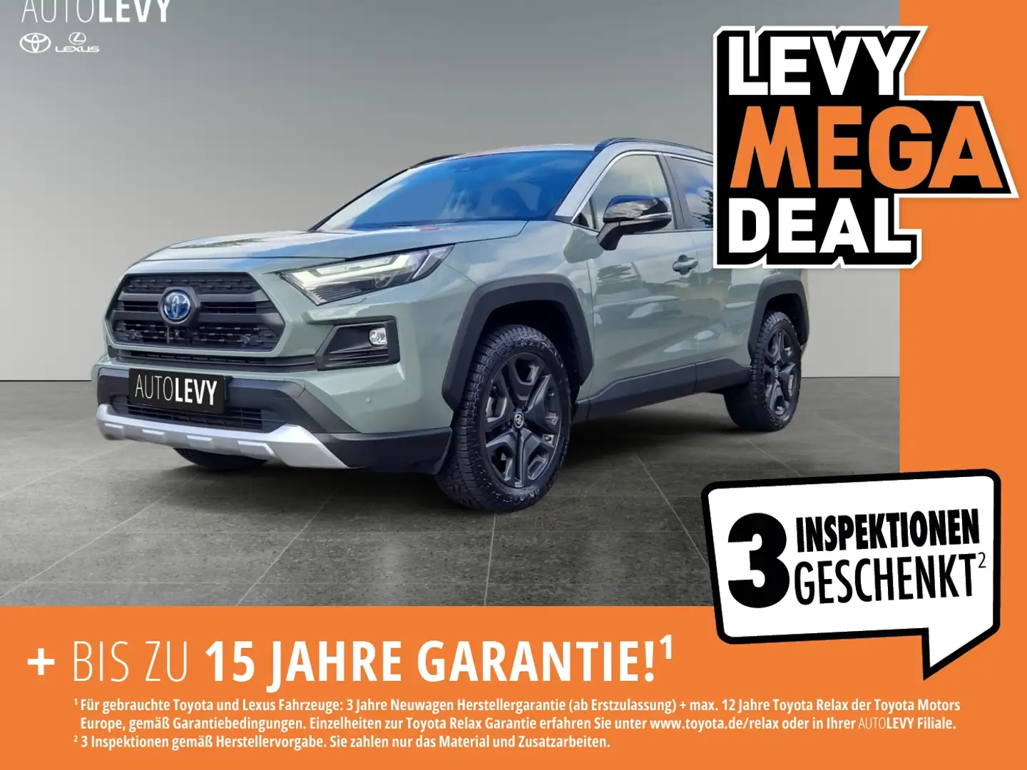 Toyota RAV 4 RAV4 2.5 Adventure 4x4 *Dig.Innensp.*JBL*SHZ*4x4* Grau - 1