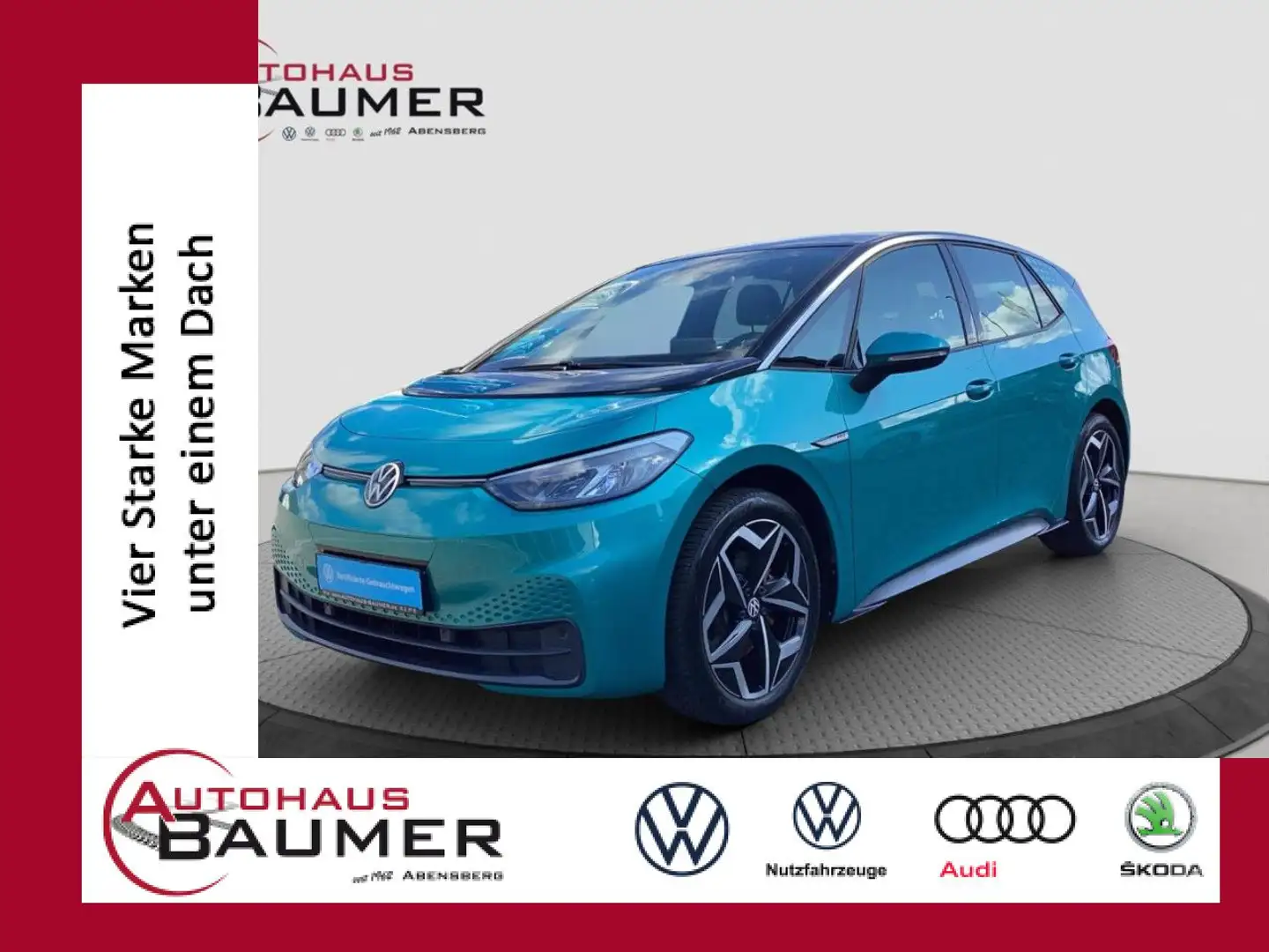 Volkswagen ID.3 Pro 62 kWh Wärmepumpe Navi LED PDC v+h Klima Groen - 1