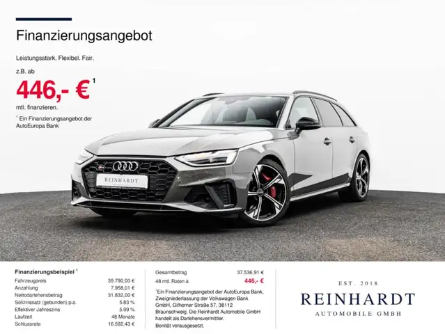 Audi S4 AVANT TDi BLACK TEMPOMAT/LED/SIDE/CARPLAY/VC