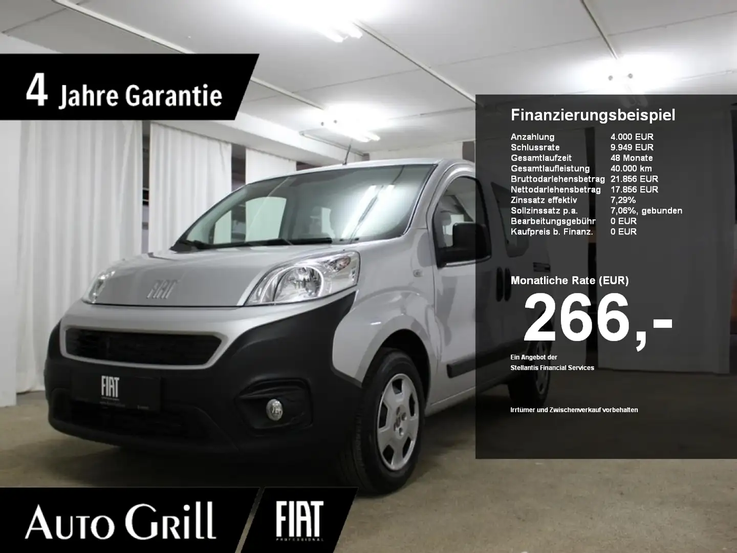 Fiat Fiorino Kombi SX Sitzheizung Einparkhilfe DAB Grau - 1