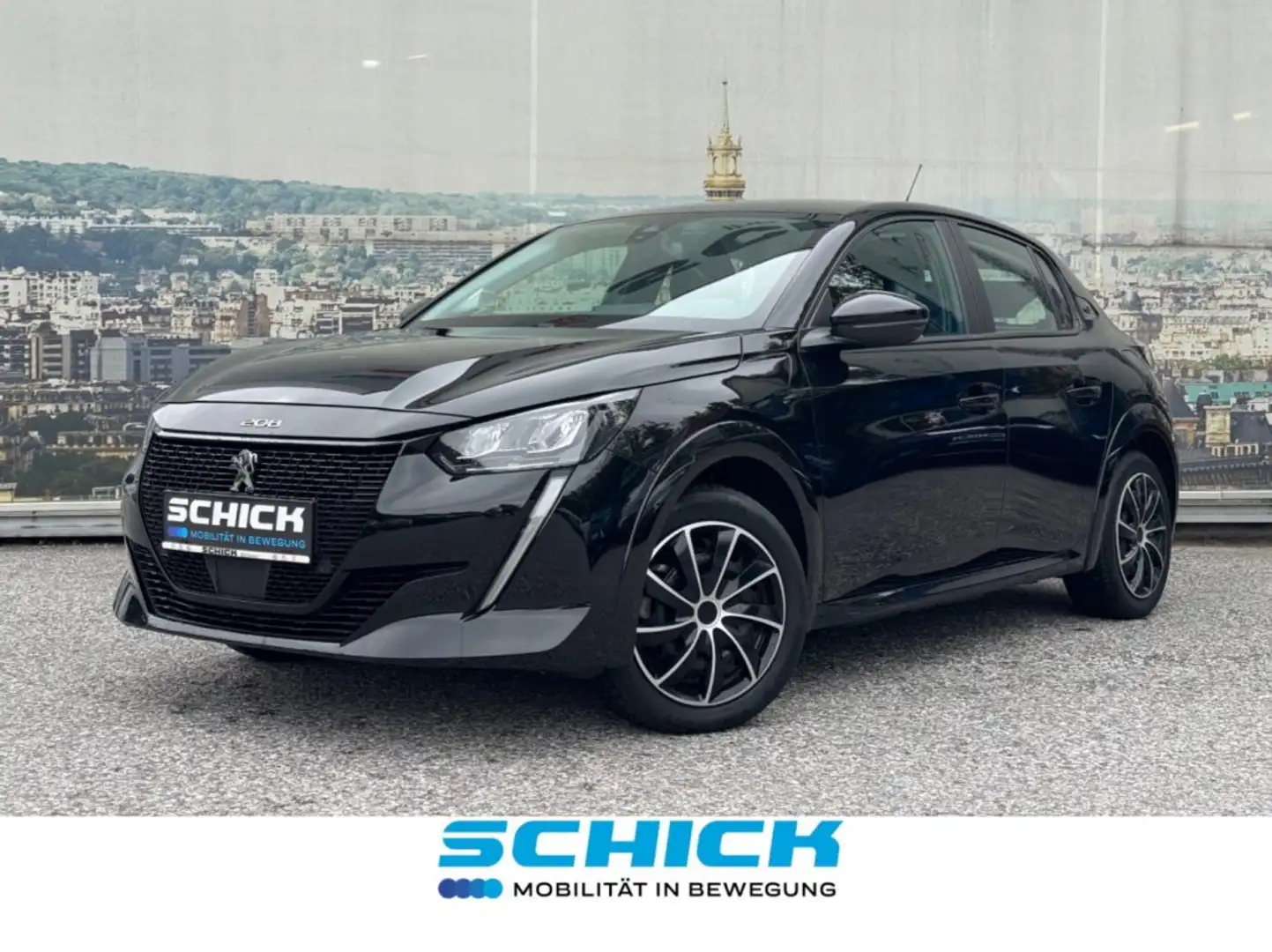Peugeot e-208 08 Schwarz - 1