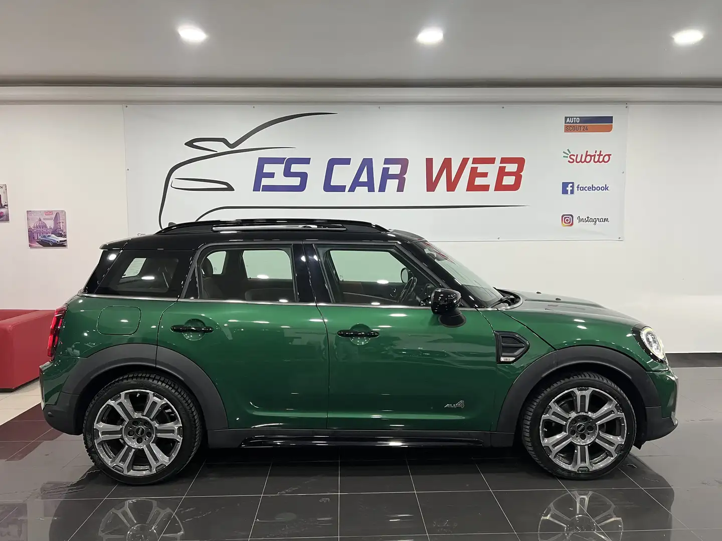 MINI Cooper D Countryman 2.0 Yours all4 auto 150 cv Grün - 2