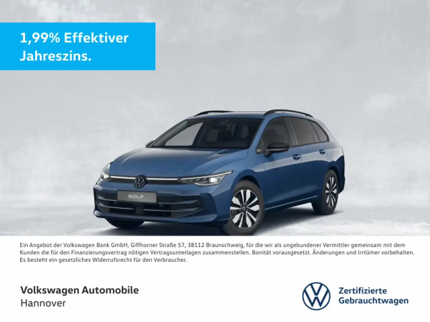 Volkswagen Golf Variant Golf VIII Variant 2.0 TDI DSG Goal Navi AHK LED Blau - 1