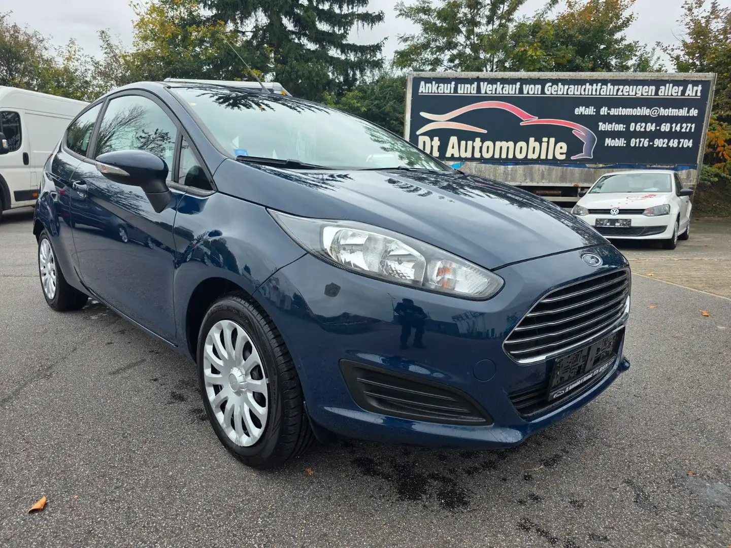 Ford Fiesta 1,25 Trend/Klima/Tüv-Neu/1 Hand Blau - 1