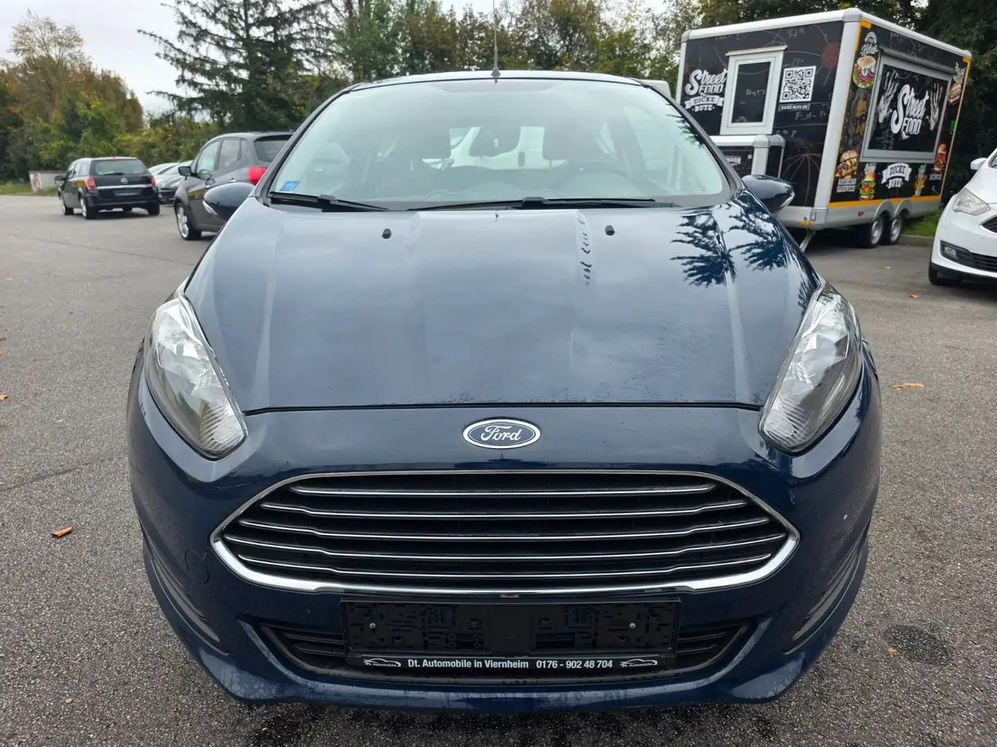 Ford Fiesta 1,25 Trend/Klima/Tüv-Neu/1 Hand Blau - 2