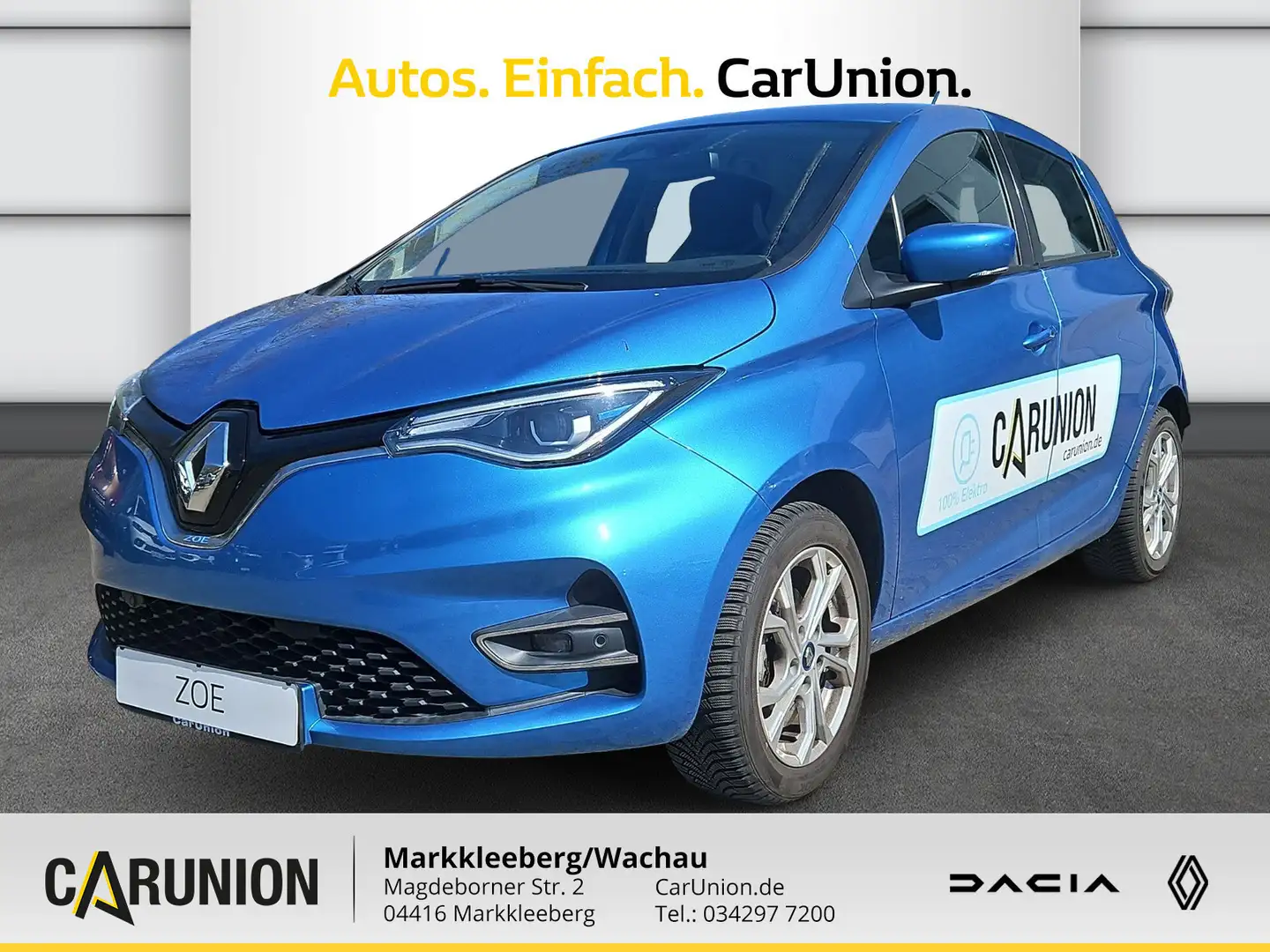 Renault ZOE E-Tech EXPERIENCE inkl Batterie R135 Z.E 50 Синий - 1
