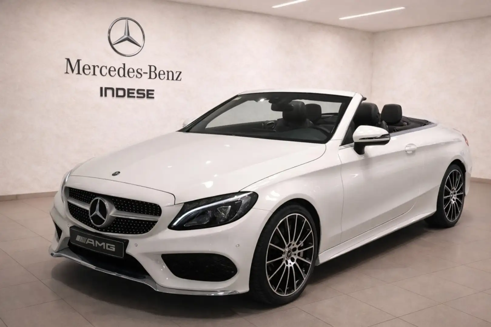 Mercedes-Benz C 220 Cabrio 220d 9G-Tronic Weiß - 1