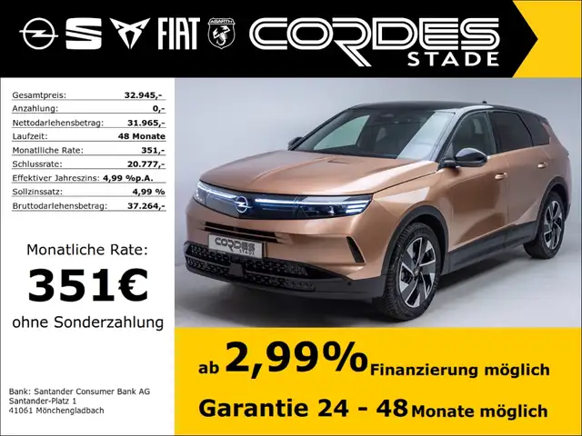 Opel Grandland 1.2 48V Mild-Hybrid GS Automatik Allwetter Kamera