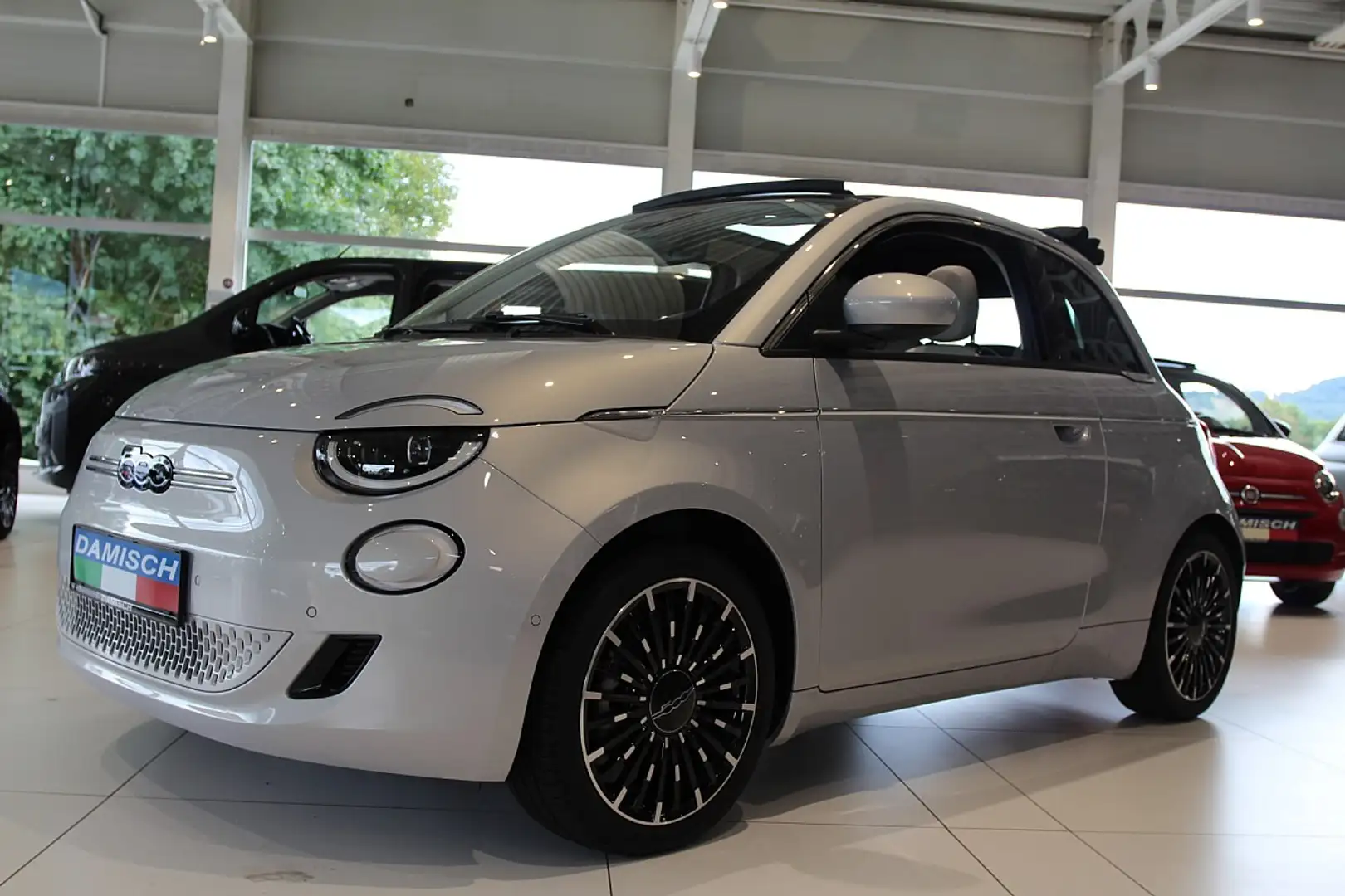 Fiat 500e 500 Elektro La Prima 42 kWh Cabrio Blau - 1