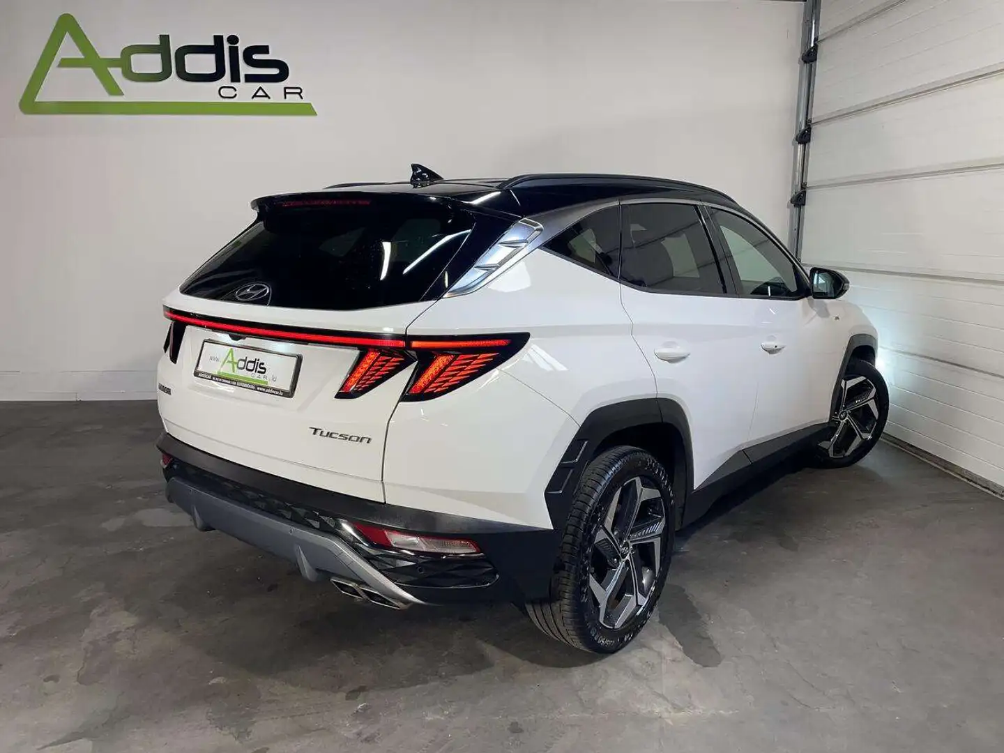 Hyundai TUCSON 1.6 T-GDI 150 MILD HYBRID BVA GPS CARPLAY Blanc - 2