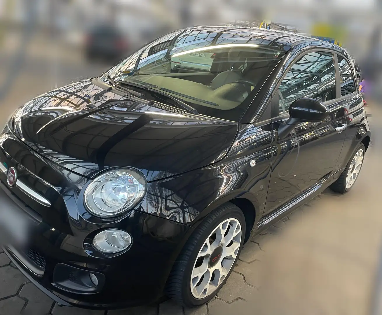 Fiat 500 Schwarz - 2