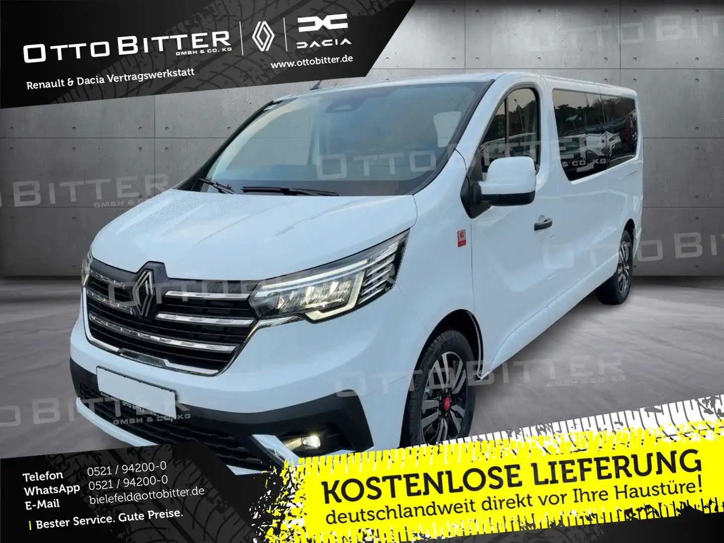 Renault Trafic Grand RED EDITION L2H1 dCi150 EDC 9-SITZE Weiß - 1