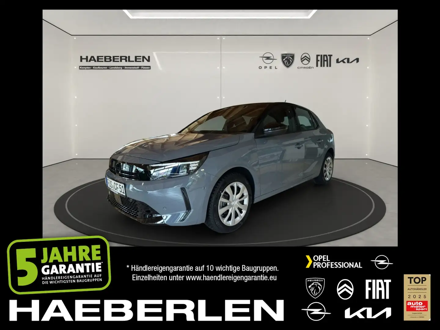 Opel Corsa F 1.2 Turbo GS RKamera*Bluetooth*Sitzhzg* Grijs - 1