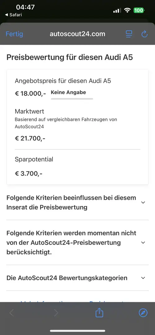 Audi A5 40 TFSI basis Schwarz - 1