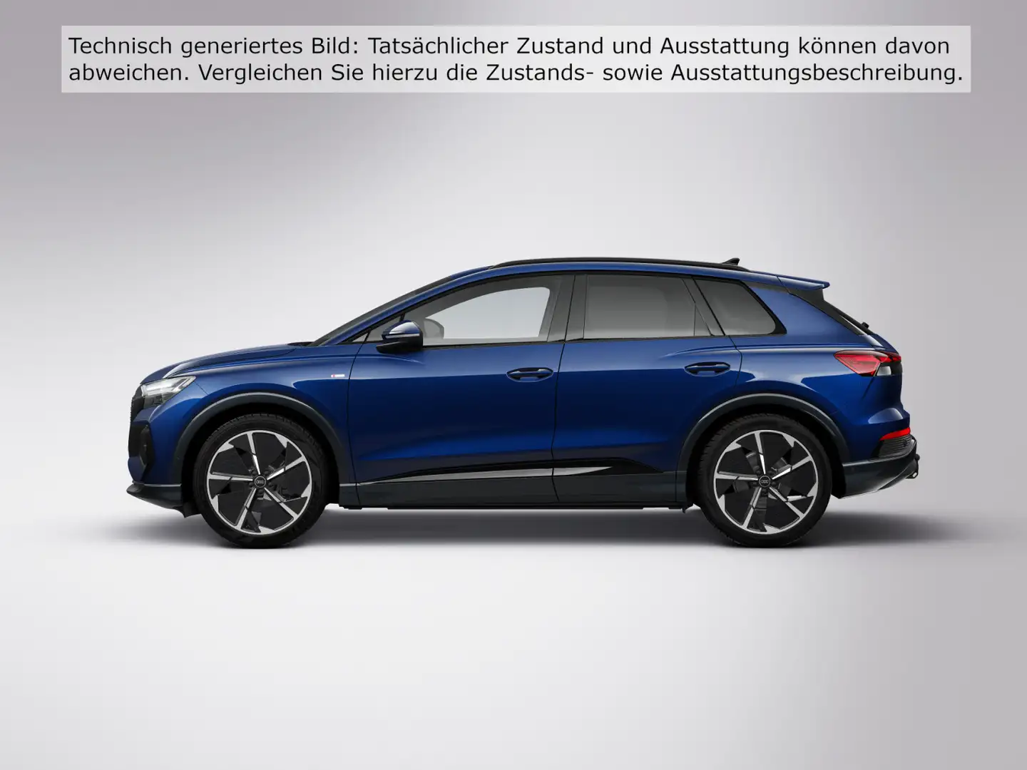 Audi Q4 e-tron 45 quattro S-LINE*PANO*AHK*MATRIX*NAVI Blau - 2
