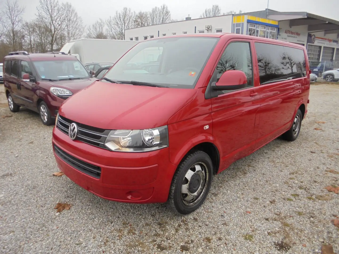 Volkswagen T5 Caravelle T5 2.0 TDI Caravelle Comfortline Lang~9 Sitzer~ Rot - 1