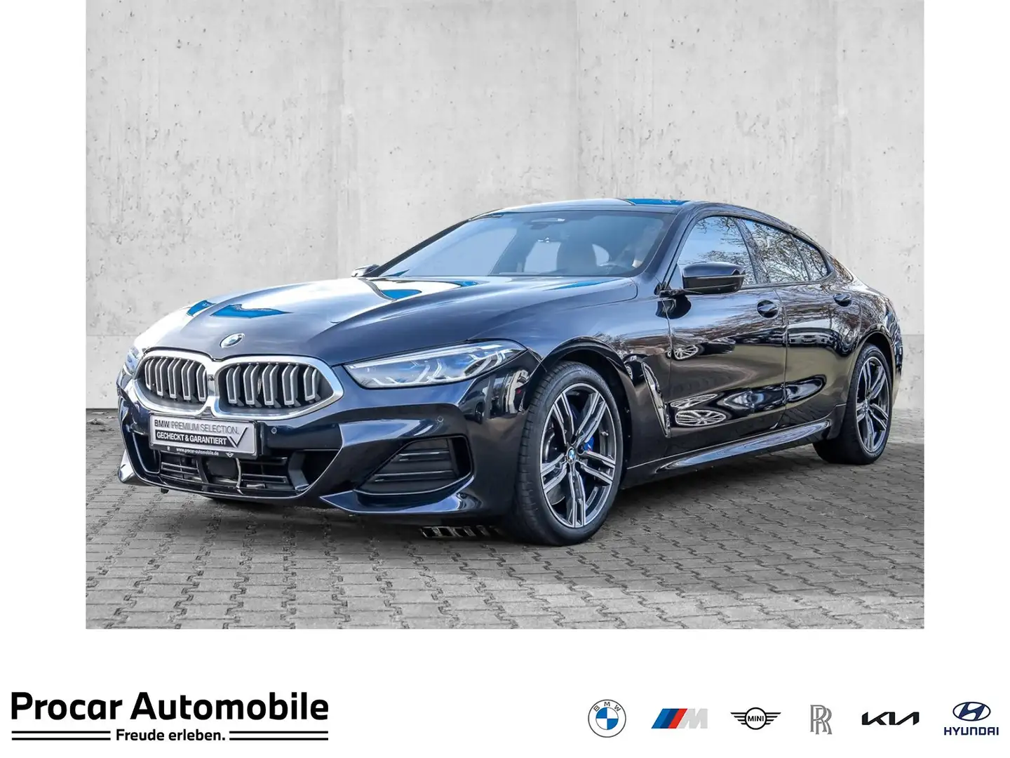 BMW 840 i Gran Coupé M Sport Laser 360° Pano H/K Nero - 1