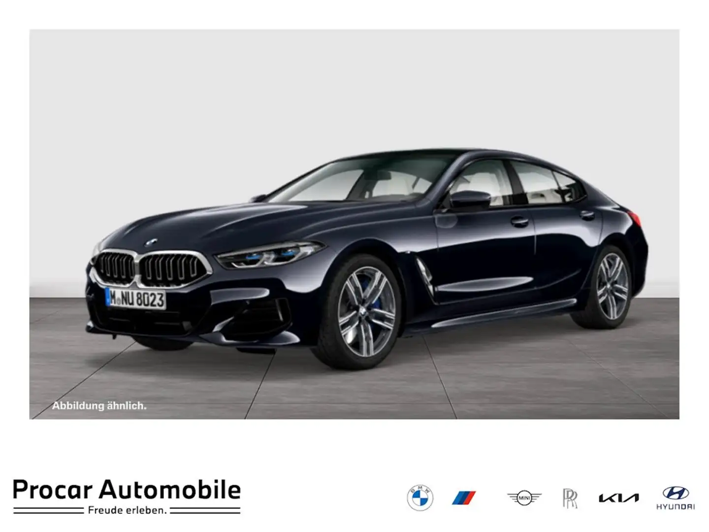BMW 840 i Gran Coupé Integral Laser 360° Pano H/K Schwarz - 1