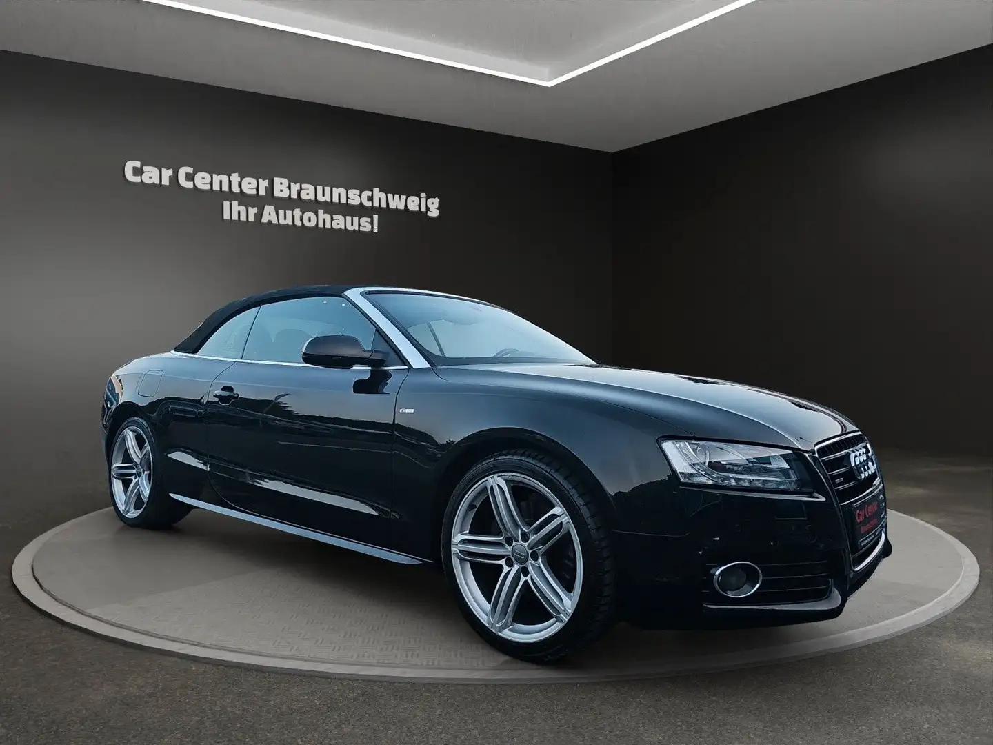 Audi A5 3.0 TDI S-tronic quattro Cabriolet+3X S-Line Schwarz - 2