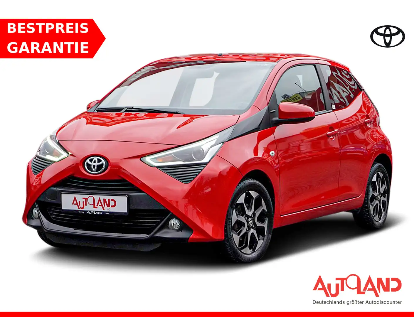 Toyota Aygo AYGO 1.0 x-play club Android Apple Kamera Klima Rot - 1