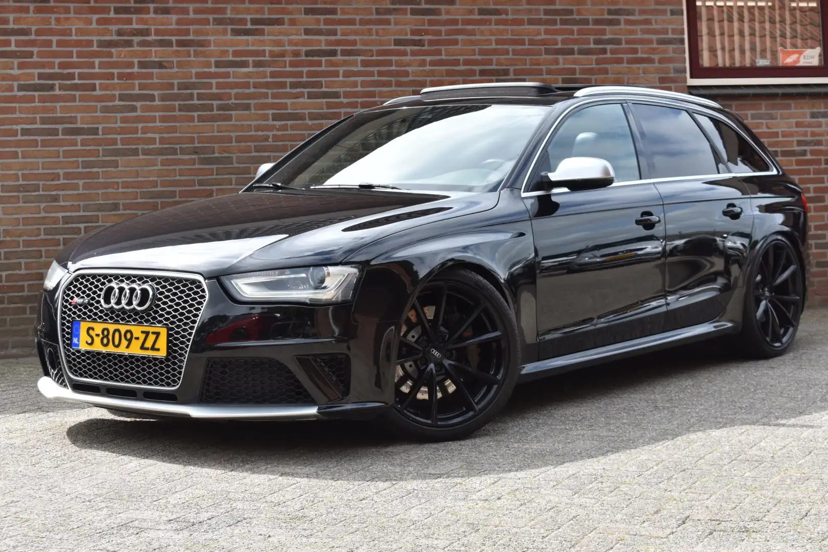 Audi RS4 A4 Avant 4.2 FSI quattro '13 Pano Leder Clima NAvi Zwart - 1
