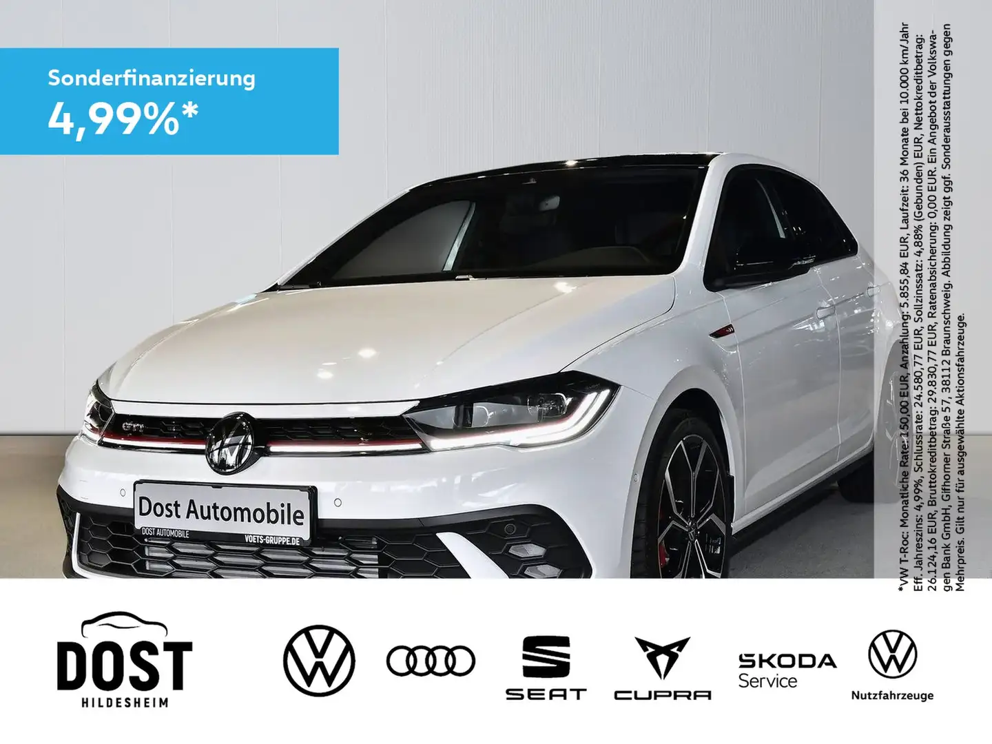 Volkswagen Polo GTI 2,0 l TSI DSG KLIMA+BEATS+NAVI+KAMERA Weiß - 1