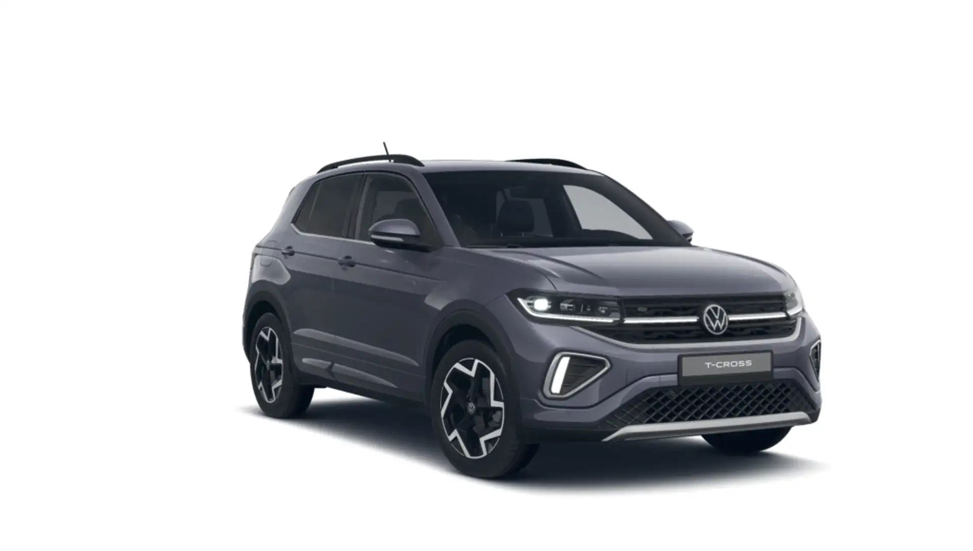 Volkswagen T-Cross 1.0 TSI R-Line 85kW Aut. Gris - 2