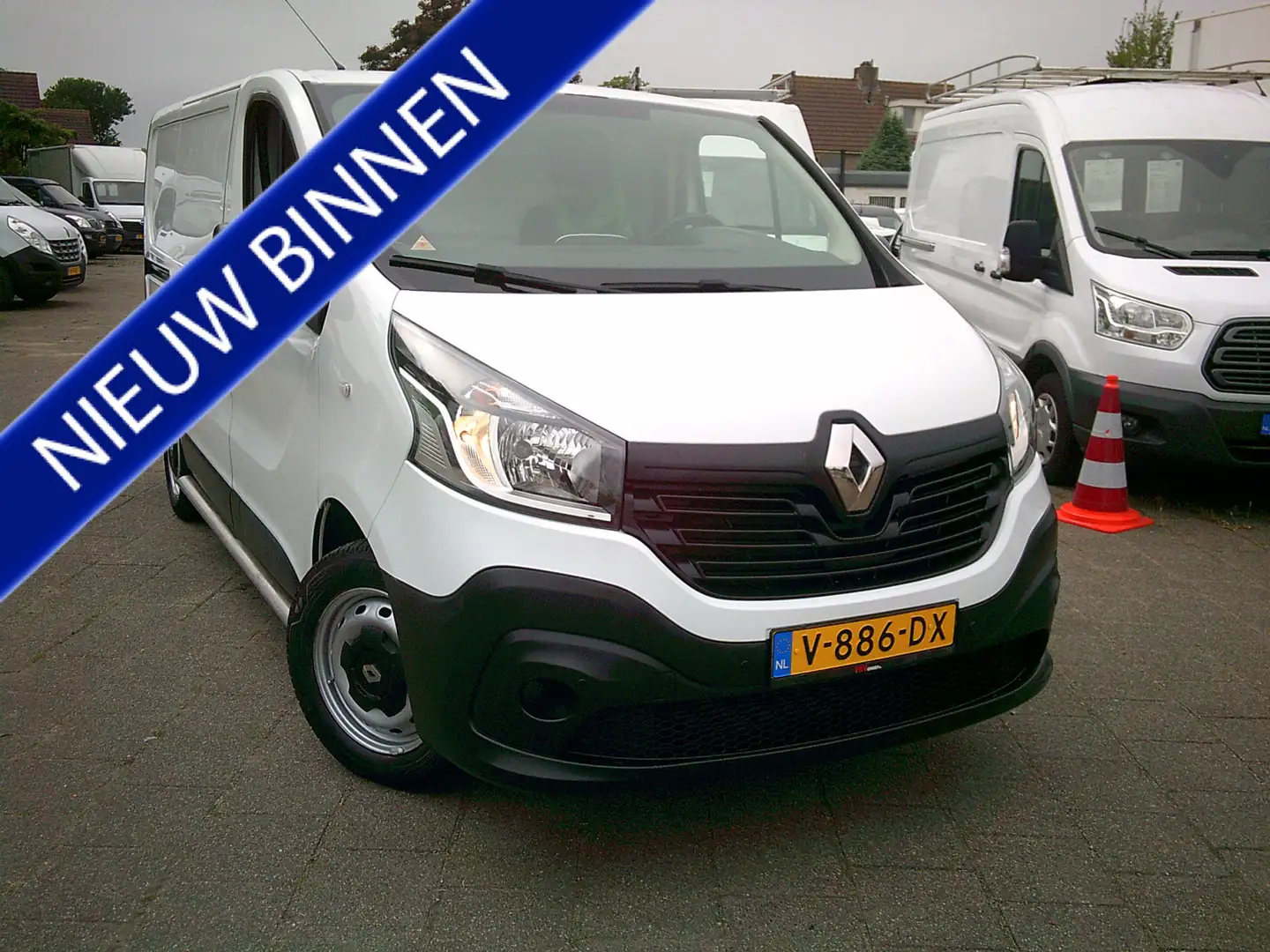 Renault Trafic 1.6 dCi T27 L1H1 Comfort VOORZIEN VAN AIRCO +CRUIS Wit - 1