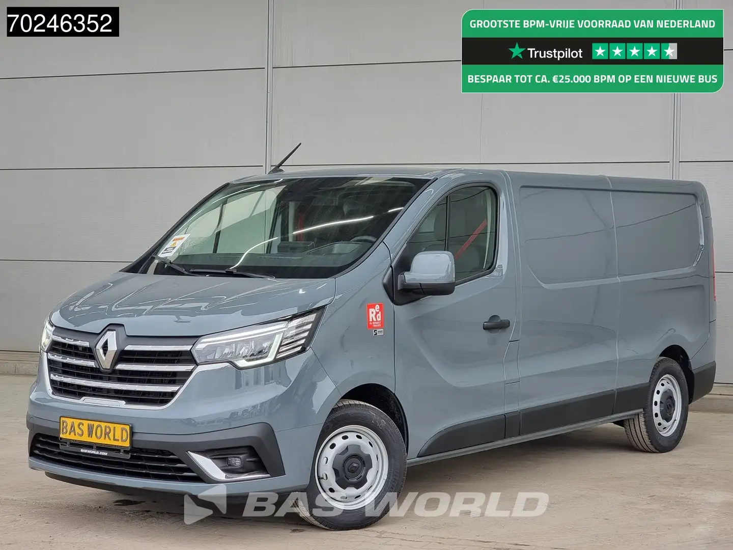 Renault Trafic 70PK Electric 240km WLTP Parkeersensoren Automaat Grijs - 1