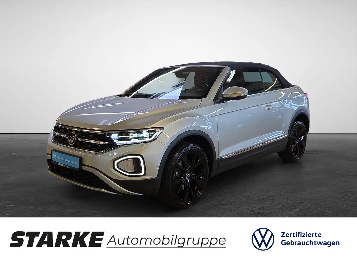 Volkswagen T-Roc Cabriolet 1.5 TSI DSG Style LED Navi DAB Kamera... Silber - 1