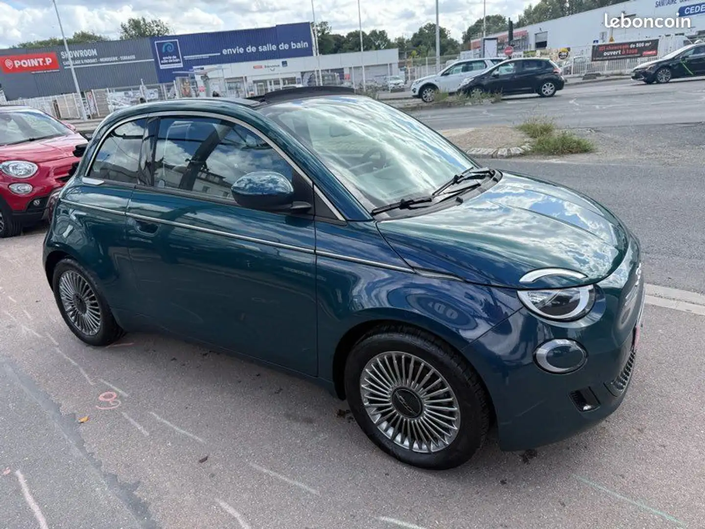Fiat 500C e Icône 118ch « NEUF » 9km Bleu - 2