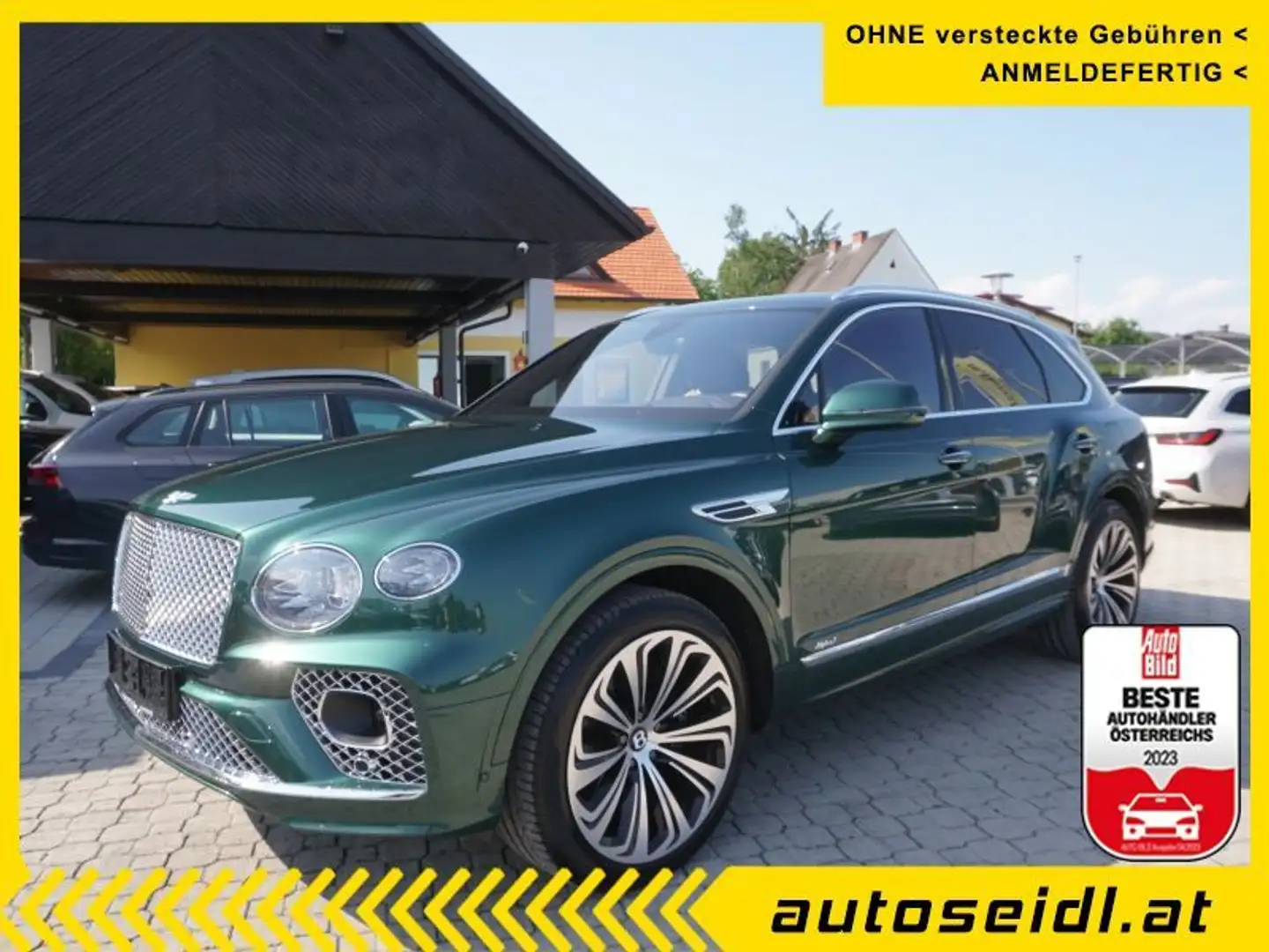 Bentley Bentayga 3,0 V6 Hybrid 4WD Aut. *TOPAUSSTATTUNG* Groen - 1