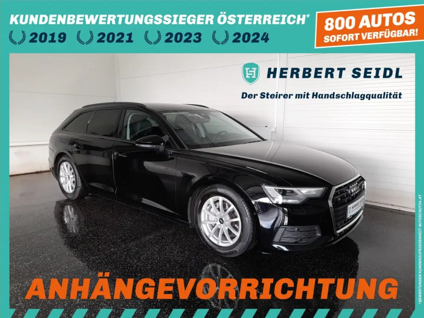 Audi A6 Avant 40 TDI S-tr *VOLL LED & FLA / NAVI / AHV / ACC / VOLLLEDER / SOUND SYSTEM / 4-ZONEN-KLIMA / E-KLAPPE* Schwarz - 1