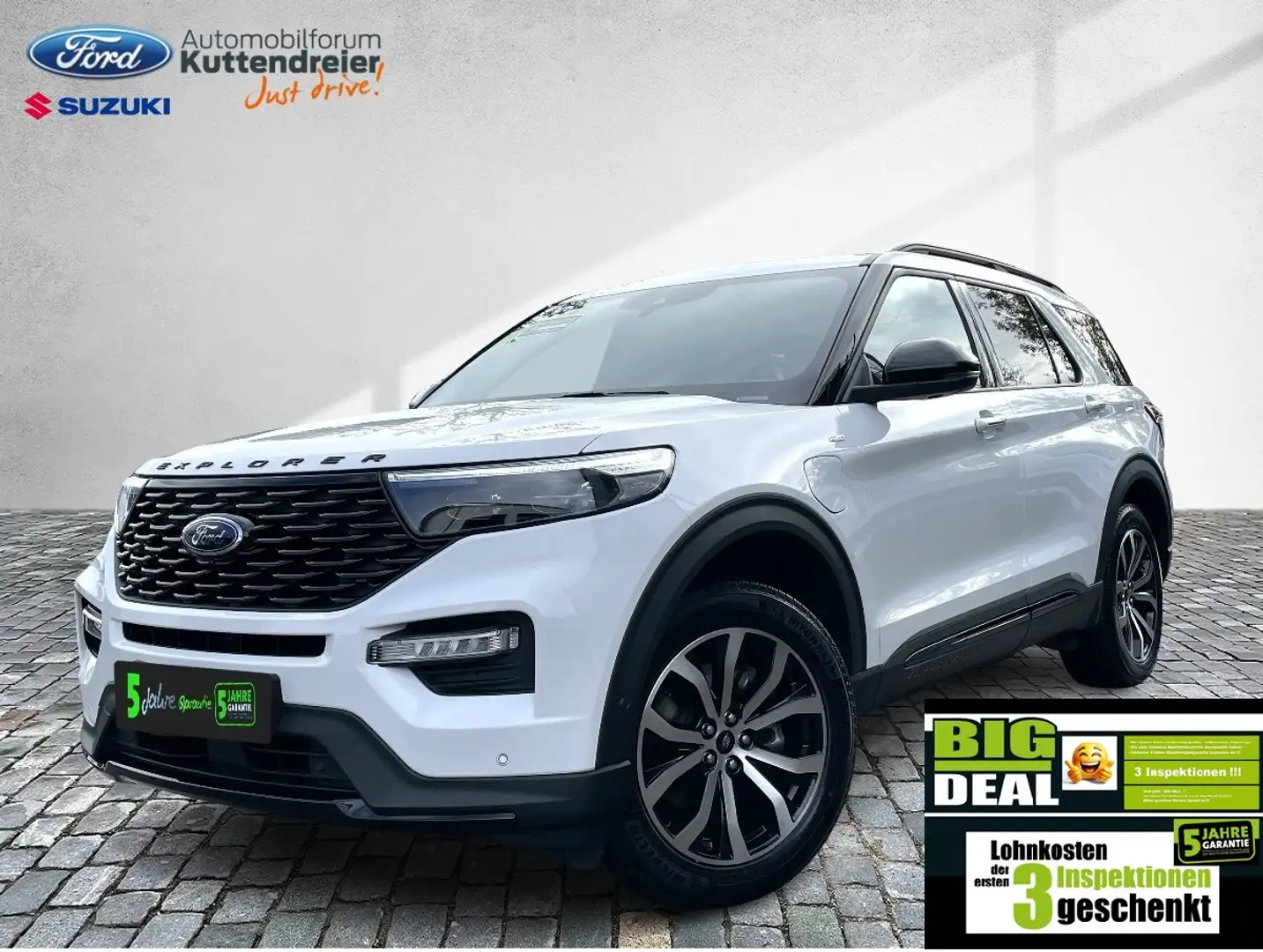 Ford Explorer ST-Line 7-Sitze Navi Kamera Glasdach LED Blanco - 2