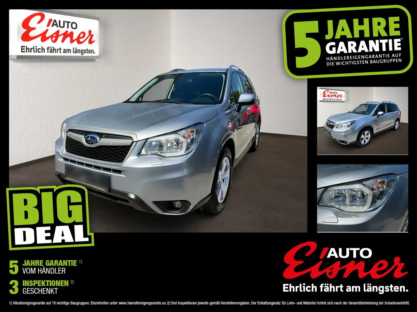 Subaru Forester 2.0 D Exclusive 2xKlima AUT Facelift LM Grau - 1