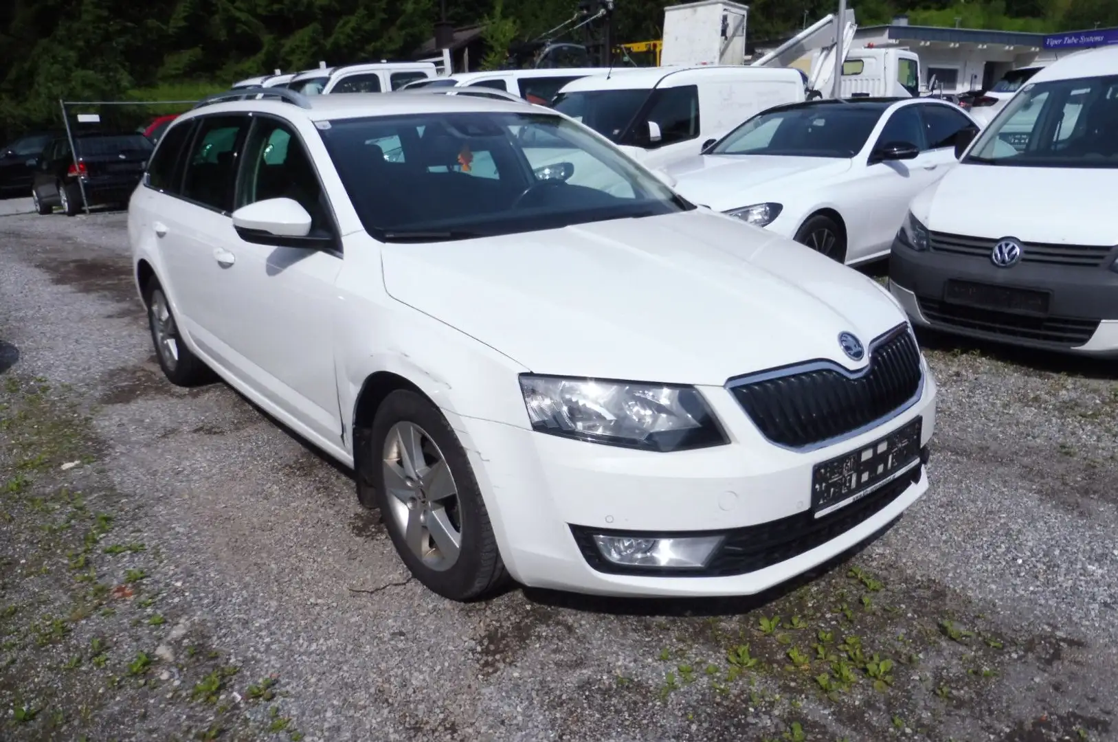 Skoda Octavia Combi Elegance 4x4 Wit - 1