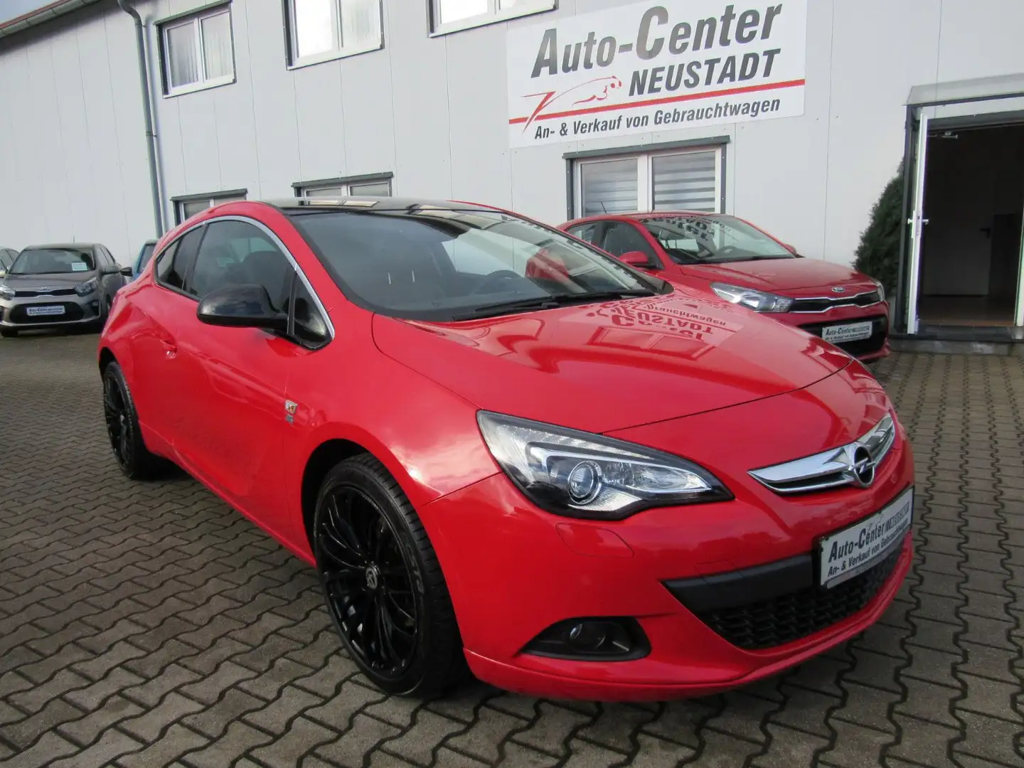 Opel Astra J GTC, OPC-LINE, LEDER, XENON, PDC, 19".. Rot - 1