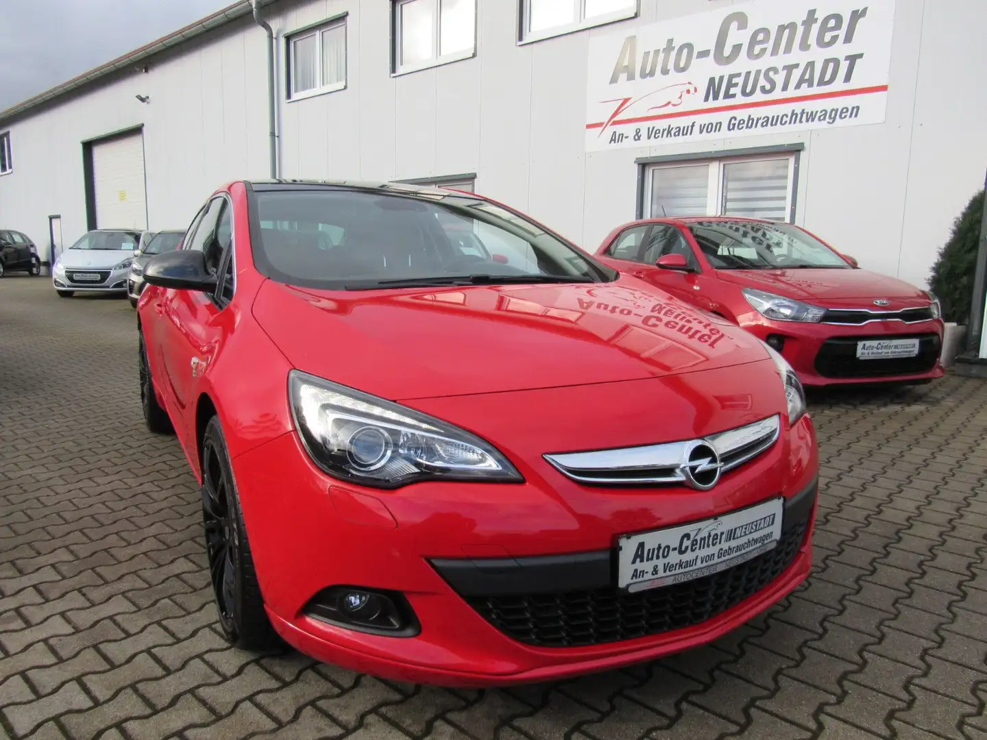Opel Astra J GTC, OPC-LINE, LEDER, XENON, PDC, 19".. Rot - 2