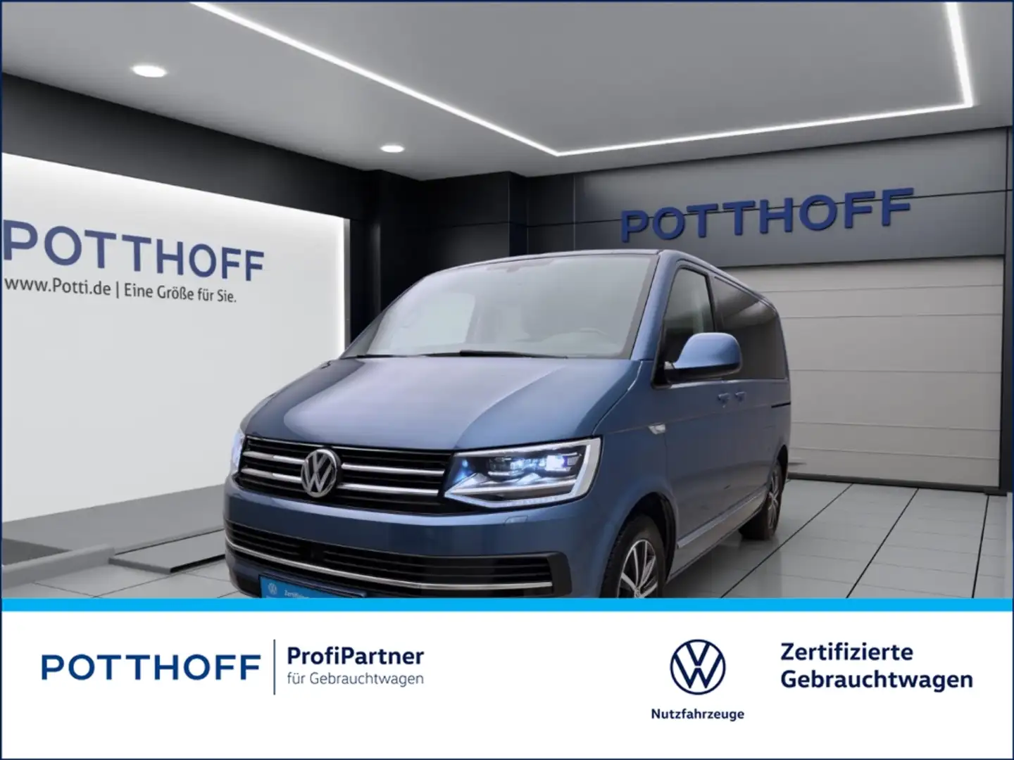 Volkswagen T6.1 Multivan 2.0 TDI DSG HIGHLINE STDHZG SCHIEBEDACH AHK Blau - 1