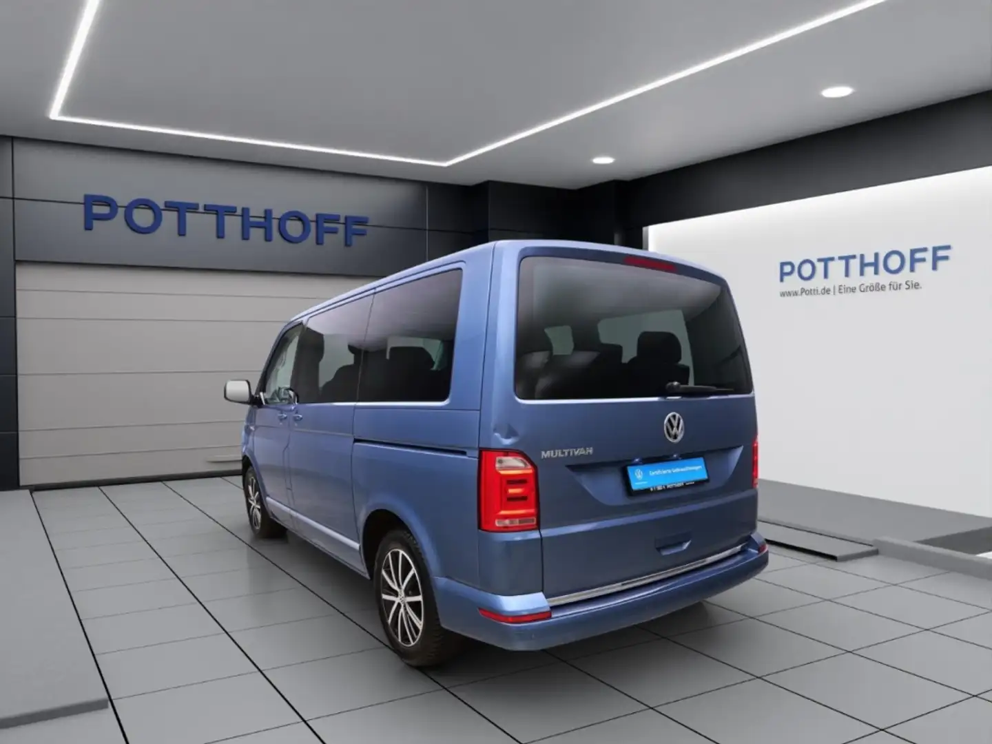 Volkswagen T6.1 Multivan 2.0 TDI DSG HIGHLINE STDHZG SCHIEBEDACH AHK Blau - 2