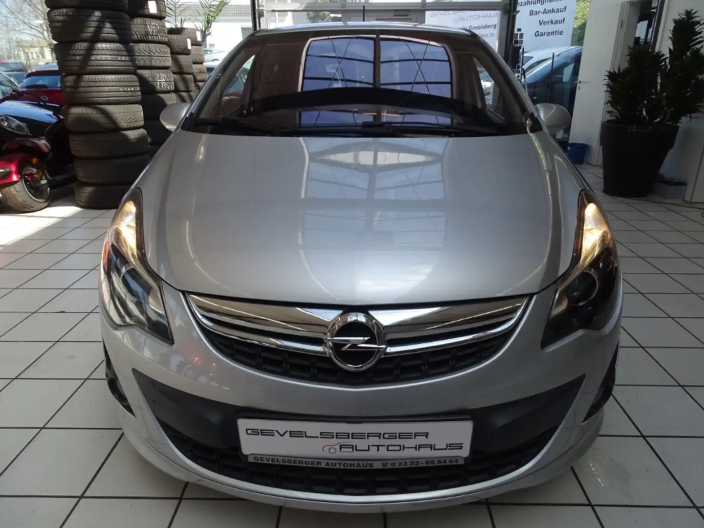 Opel Corsa D Innovation 1.6 Turbo OPC Sportpaket Klimaautom S Srebrny - 2