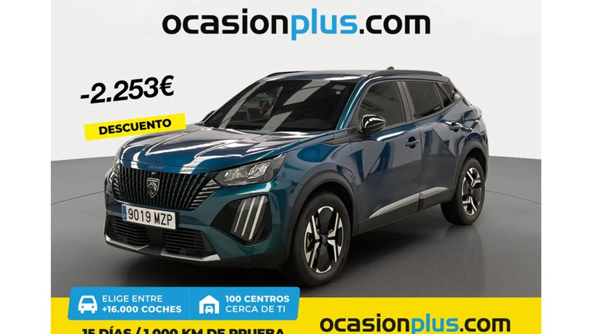 Peugeot 2008 Hybrid 136 Allure eDCS6 Bleu - 1