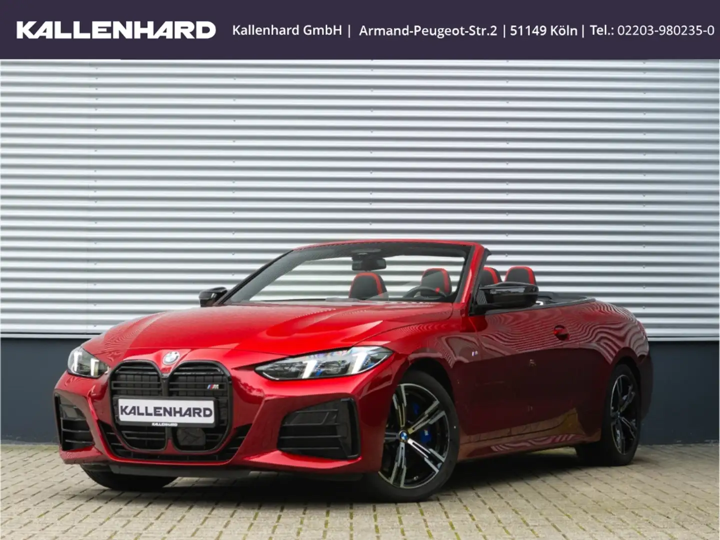 BMW 440 xDrive Cabrio-LCI-Nackenwärmer-DrivingAssProf Rot - 2