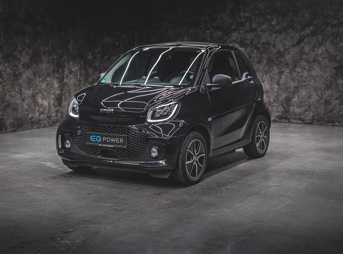 smart forTwo EQ cabrio passion EXCL 4 JAHRE GARANTIE! Schwarz - 1
