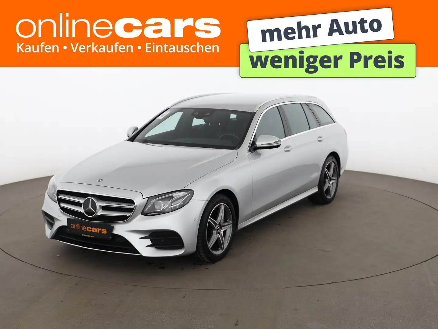 Mercedes-Benz E 220 d 4Matic T AMG-Line Aut LED 360-CAM AHK Grau - 1